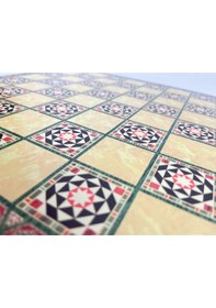 Resim Sedef Desenli Polyester Vernik Kaplama Satranç Tahtası 