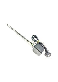 Resim Sern 600w Siyah Renk Kare Dijital Hp013 Model Havlupan Isıtıcı Rezistans 230v L:550mm 1/2'' Yarım Parmak 