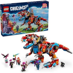 Resim LEGO® DREAMZzz™ Cooper’ın Robot Dinozoru C-Rex 71484 – 9 Yaş ve Üzeri 4 Minifigür ve T. rex Modeli İçeren Yaratıcı Oyuncak Yapım Seti(917P) 