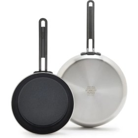 Resim Greenpan Stanley Tucci™ Kızartma Tavası 2'li 20 cm + 26 cm Çelik 