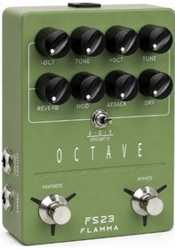 Resim Flamma Fs23 Stereo Oktav Pedalı Çift Ayak Anahtarlı Efekt Çözümü 