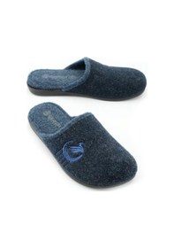 Resim Gezer 14627 Termal Kumaş Erkek Ev Terlik Lacivert 