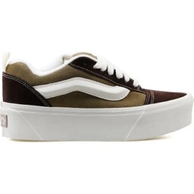 Resim Vans Knu Stack Kadın Günlük Ayakkabı VN000CP6CUQ1 Kahverengi 