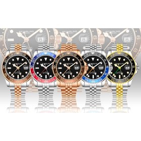 Resim Stührling 3968.1 GMT 42mm Isviçre Üretimi Erkek Kol Saati 