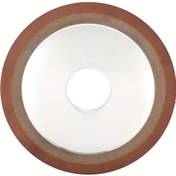 Resim 1 adet Elmas Tekerlek - Dayanıklı Reçine Elmas Taşlama Tekerleği, Alaşım Bıçak & Tungsten Çelik için Zımpara Tekerleği, Boyut 125x10x32x8mm, Zincir Testere Diski Dahil Değil, Taşlama ve Parlatma İşleri için Uygun, Çeşitli Malzemeler İçin 