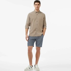 Resim Nautica Erkek Bej Regular Fit Gömlek W65400T.2GR 