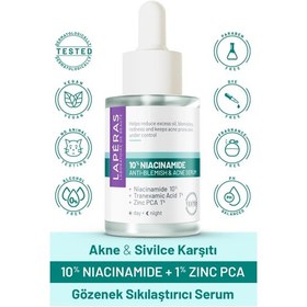 Resim Akne Ve Sivilce Karşıtı, Gözenek Sıkılaştırıcı %10 Niacinamide + %1 Tranexamic Acid + %1 Zinc Pca Serum 