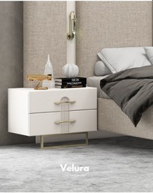 Resim Olimpos Modern Komodin Beyaz 