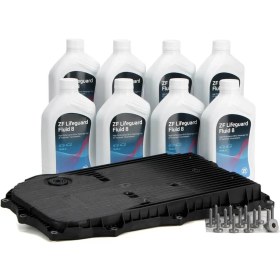 Resim ZF Bmw 1 Seri F20 Kasa Otomatik Şanzıman Yağı ve Karterli Şanzıman Filtre Seti Zf Marka G060162A2-24117624192 