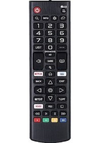 Resim LG Uyumlu Lcd Tv Kumandası Netflix-prime Tuşlu 