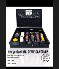 Resim Astra El Yapımı Mdf Kuaför Makas Ve Makine Standı Kapaklı 