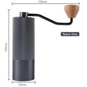 Resim Manuel Kahve Değirmeni Cnc Profesyonel Moka Pot Damla Paslanmaz 