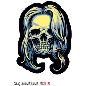 Resim PROMOT Motorsiklet Bisiklet Otomobil Kask Laptop Grenaj Marka Sticker 2 Adet 0176 