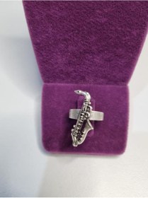 Resim Saksafon Ayarlanabilir Yüzük 