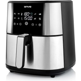 Resim Onvo OVFRY07 8 lt Yağsız Airfryer Gri 