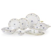 Resim Royal London Perla Blue Flower 60 Parça Yemek Takımı 