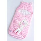 Resim Bebecix Baby Bal Ayıcıklı Kundak Battaniye 1512P 