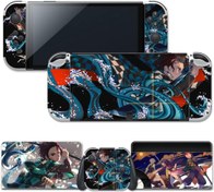 Resim GilGames Skin Cover Decals Stickers Protector for Nintendo Switch OLED Model, Wrap Full Set Durable Protection Faceplate Console Dock 