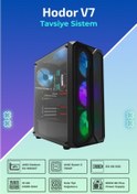 Resim IH Hodor V7 R5-7500F 16 GB 512 GB SSD 8 GB RX9060XT FreeDos Masaüstü Oyuncu Bilgisayarı 