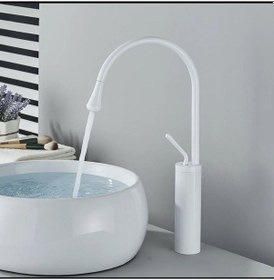 Resim İsaoğlu Yapı Çanak Lavabo Bataryası Mat Beyaz Lavabo Musluğu Drop Design Armatür Beyaz Musluk Beyaz 