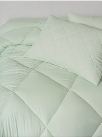 Resim Cotton Box Softwash Çift Kişilik Yorgan Seti Adaçayı 160x200 Lastikli Çarşaf Yeşil 