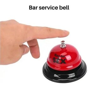 Resim Metal Masa Üstü Servis Zili Komik Mesajlı Eğlence Zili Bar, Kafe, Ofis, Hediye Zili 