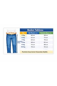 Resim HAYTA Çocuk Pantolon Keten 5yaş-10yaş indigo 