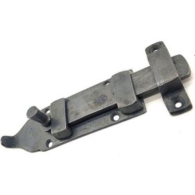 Resim Antika Tarz Dekoratif Pirinç Yassı Kapı Sürgüsü - 35x145 Mm, Oksit Tdrtr 