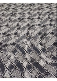 Resim Savan Dokuma Halı Örtüsü 6m² 200 300 Kale Siyah2 Siyah 