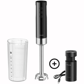 Resim ZWILLING Xtend Kablosuz El Blender Başlangıç Seti Bataryalı Siyah 