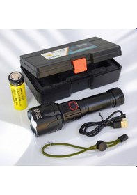 Resim Small Sun 50w 5000 Lümen 26800 Model 8800 Mah Pil 1,5 İle 2 Km Menzilli 10 Saat Çalışma Süresi Siyah 