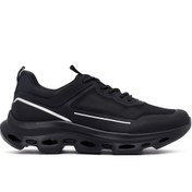 Resim Derimod Erkek Siyah Bağcıklı Kalın Tabanlı Kumaş Sneaker 25WFD69416F 