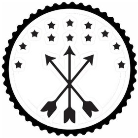 Resim Kafkas Sembolleri Tasarım 4.model Sticker 30 X 30 Cm 