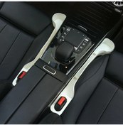 Resim Cloud011 Beyaz 1 Çift Araç Depolama Kutusu, Ana Ve Yardımcı Sürücü Çakmak Yuvası Bardak Rafı 