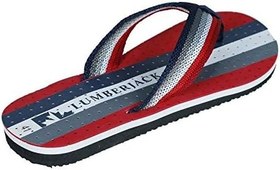 Resim LUMBERJACK MILES CASUAL ERKEK PARMAK ARASI TERLİĞİ TR KIRMIZI LACİVERT 4 