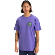 Resim Quiksilver Circle Back Erkek Mor Tişört 