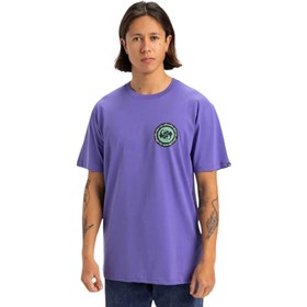 Resim Quiksilver Circle Back Erkek Mor Tişört 
