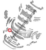 Resim Citroen C5 Aircross (2022-2025) Ön Tampon Çeki Demir Kapağı (Orijinal) 