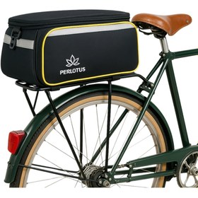 Resim Genel Markalar 35 Lt Arka Bagaj Heybeli Reflektörlü Askılı Büyük Bisiklet Çantası 