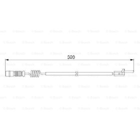 Resim BOSCH 1987474964 Disk Balata İkaz Kablosu. Arka. 239 Mm Bosch