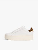Resim Tommy Hilfiger Tjw Flatform Leopard Beyaz Kadın Sneaker 