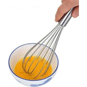 Resim Paslanmaz Çelik Yumurta Çırpıcı El Çırpıcısı Kaliteli Sağlam Malzeme Çelik El Bilendır 