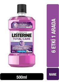 Resim Listerine Total Care 6 Etki 1 Arada Ağız Bakım Suyu 500 ML 