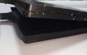 Resim Ahşap Saplı Döküm Alüminyum Ocak Üstü 3 Kat Granit Tost Makinesi YaşamBoyu Garantili Tostmatik Grill 