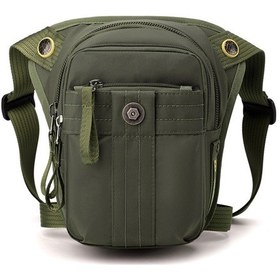 Resim Wepower 7110 Naylon Erkek Bel Çantası Göğüs Paketi Bacak Çantası İşe Gidip Gelirken Açık Bisiklet Sporları Açık Yeşil 