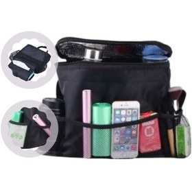 Resim Araç Içi Sıcak Tutucu Termos Organizer Araba Koltuk Arkası Soğuk Eşya Düzenleyici 