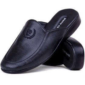 Resim Pierre Cardin Damat Ev Içi Şık Deri Erkek Terlik 289 
