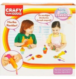 Resim MCM Group Crafy Buzzy Muzzy Dondurma Oyun Hamuru Seti 200 G 22 Parça 