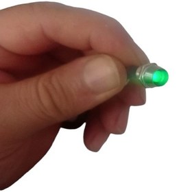 Resim 5adet 12v Led Pano Tipi 7,5mm Metal.... El Üretimi 5mm Led Yeşi 