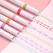 Resim 6 Paket Hızlı Kuruyan Pastel Vurgulayıcılar Yetişkinler İçin - Kawaii Stili Okul Malzemeleri, Ofis Kullanımı, El Sanatları ve 18 Yaş Üzeri Hediyeler İçin İdeal 